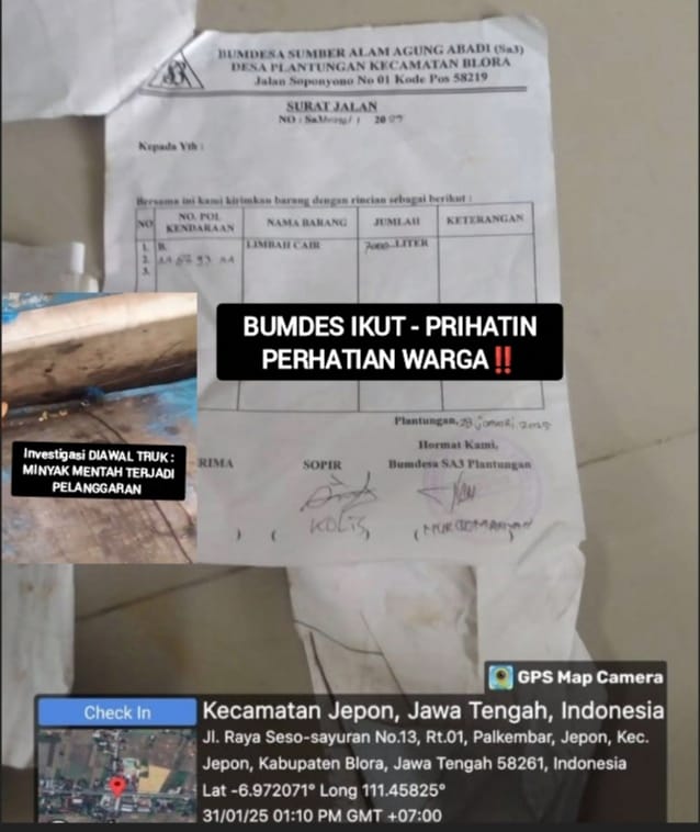 bumdes KASUS MINYAK MENTAH
