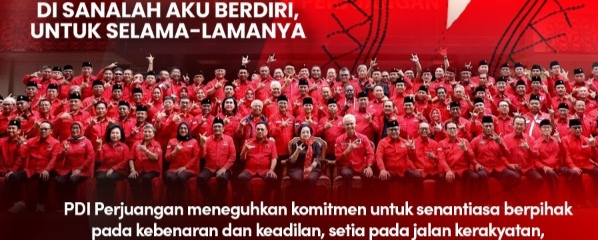 Memperingati HUT - PDI P Ke 53 Jadikan Suatu Negeri Penuh Karya Untuk Indonesia, Bukan Terbelenggu Pada Perisai Moral "False On Kamuflase Pace" 2 » IMG 20260110 121303