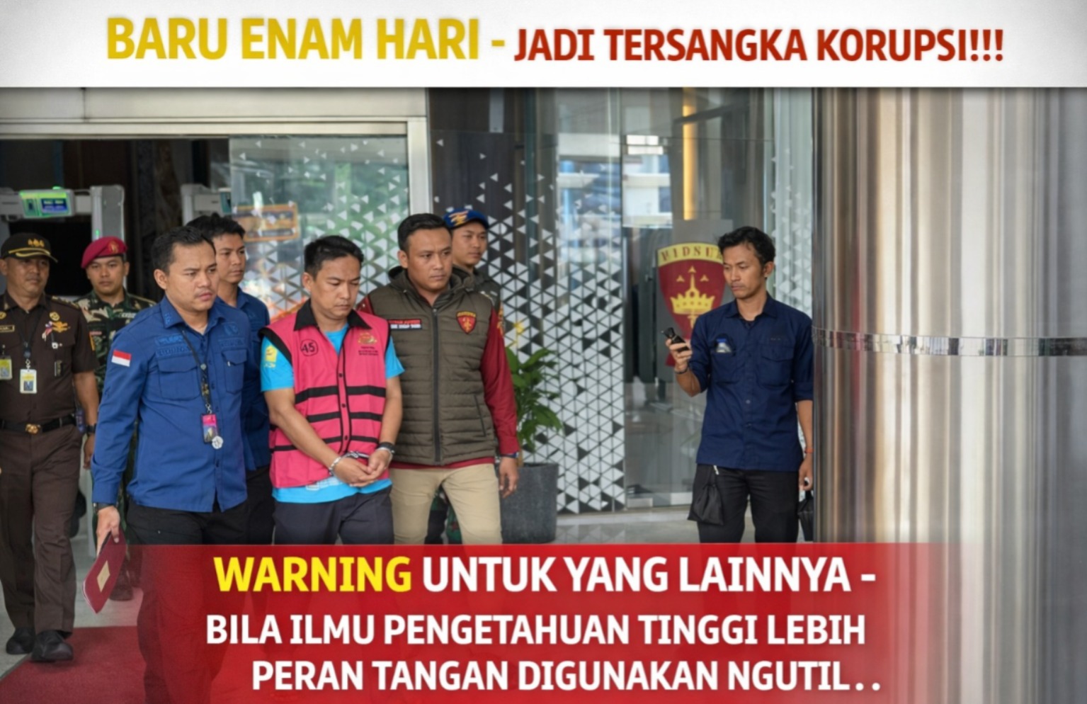 enam hari ombsnmen ketua korupsi