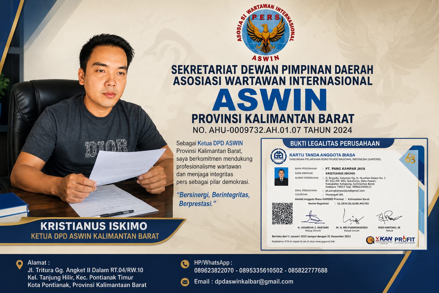 ASWIN Kalbar Temukan Dugaan Rangkap Jabatan Kades dan Sekdes Kampar Sebomban 2 » IMG 20260619 WA0034