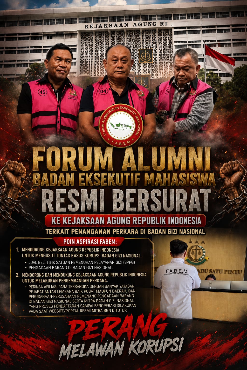 FABEM: Proses Pendaftaran Mitra BGN Tetap Berjalan Meski Situs Ditutup, Kejagung Harus Segera Bertindak 2 » aaaadfd4cc334b4fb75505dca8e7350d